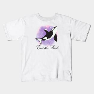 Eat the Rich Orca Kids T-Shirt